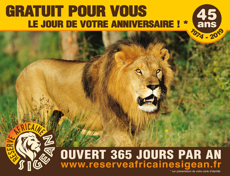 retouches colirmétrique pour plus d'intensité du visuel de la réserve de Sigean