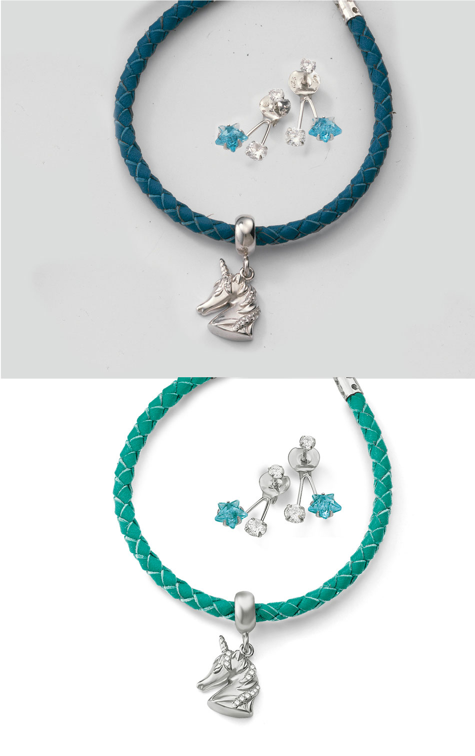 mise en valeur des bijoux par la retouche photo et la correction colorimétrique d'un collier